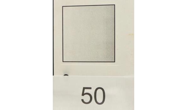 Vloerplaat glas – vierkant – geslepen kanten – afm. 80x80
